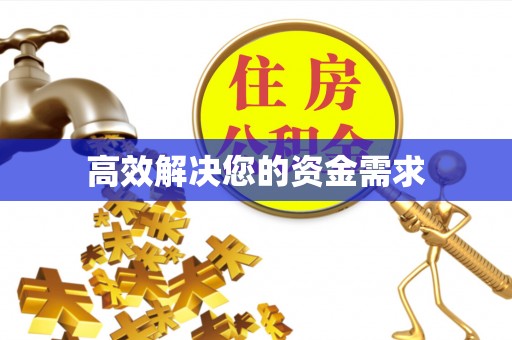 醴陵高效解决您的资金需求